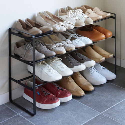 Yamazaki Tower 3 Tier Extendable Shoe Rack Temple Webster